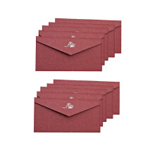 10 Pcs Wedding Elegant Envelope Kraft Paper Envelope 11*22cm