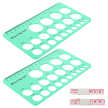 flange size measuring card for breast , tool for mothers