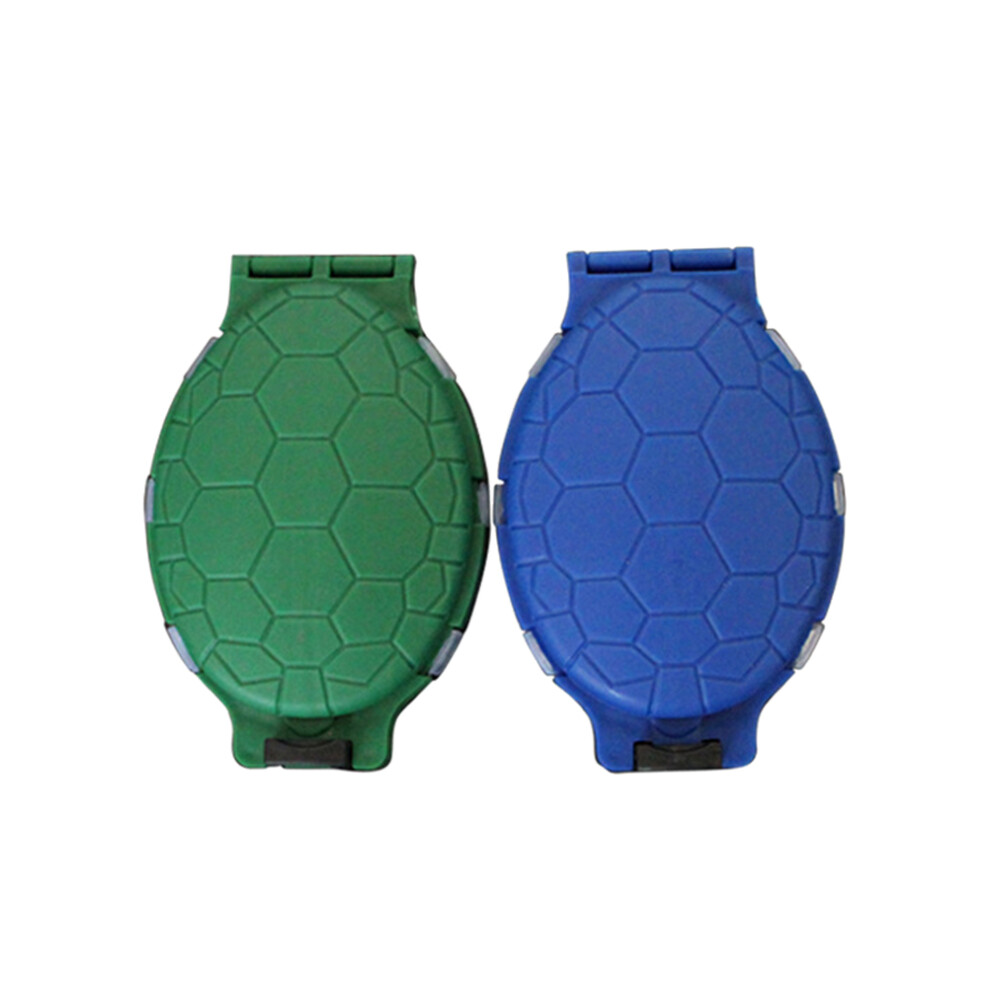 2pcs turtle shell plastic tackle boxes with transparent lid-image-OPC-PKRS9TM-NEW