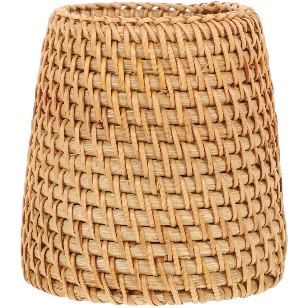 Photos - Other Furniture rattan pencil holder desktop pen container woven stationery organizer