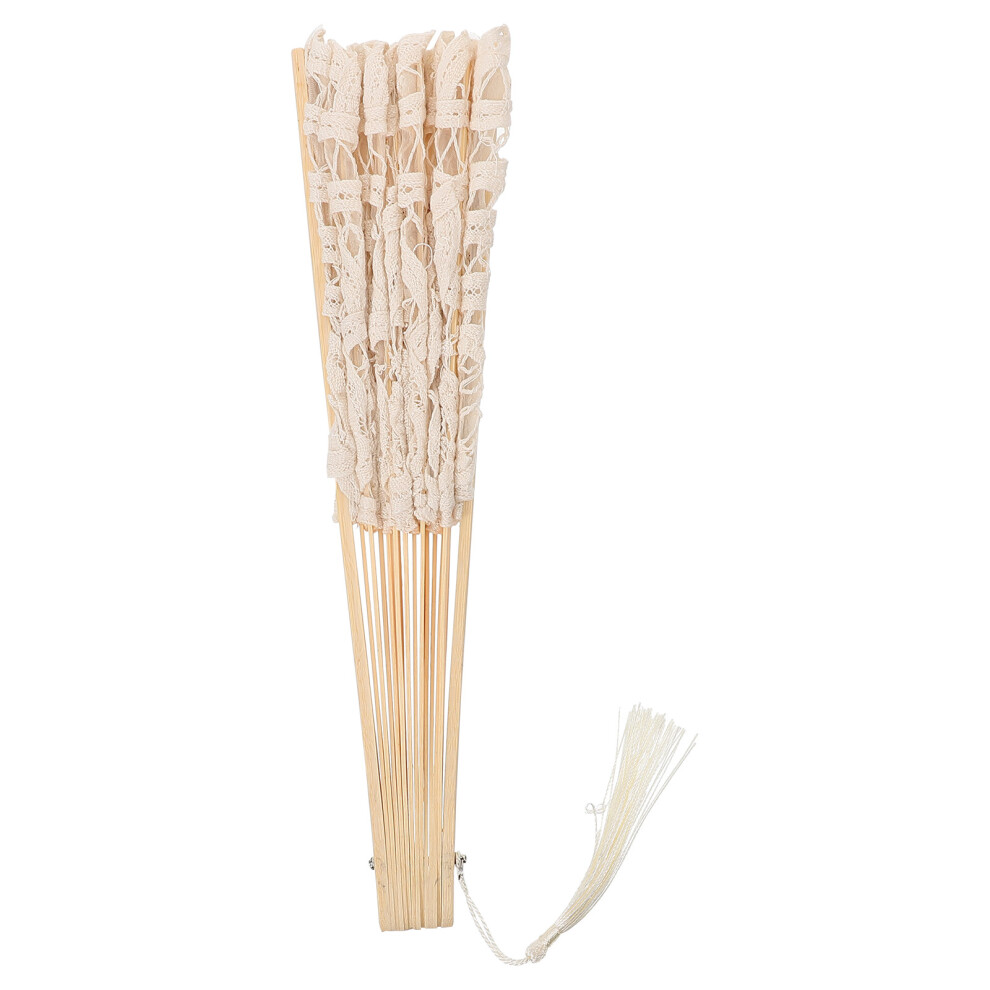 lace handheld fan Chinese folding fan bridal decorative fan-image-OPC-PKRS9Z9-NEW