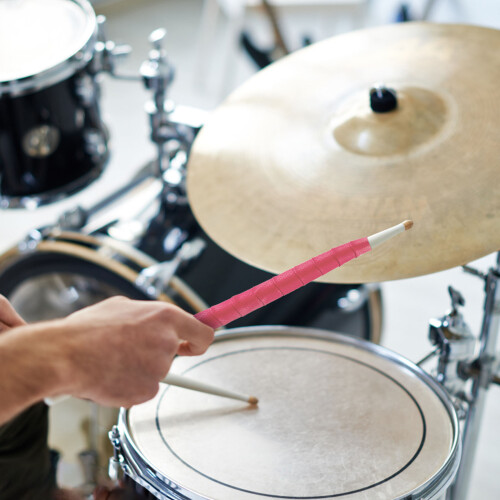2pcs non-slip sweat-absorbent drum stick wraps for comfortable grip 2