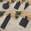 100pcs black rectangular mousse base boards 10x6cm for cake tray 2