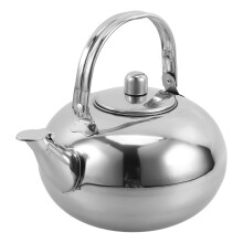 stainless steel tea pot with strainer for home use
