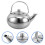 stainless steel tea pot with strainer for home use 4