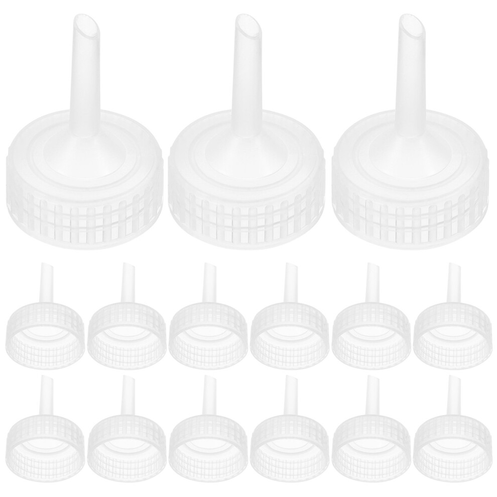 Totority 50Pcs Mini Liquid Dispensing Funnels Pvc For Hot Water Bottle Filling