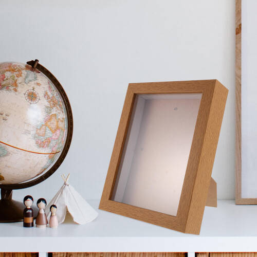 shadow box frame for dried flowers desktop specimen display diy 1