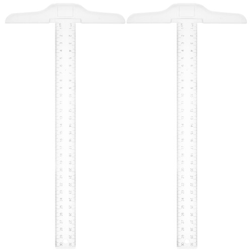 Unbranded  2 Pcs Woodworking Square Protractor Ruler Student