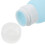 3pcs silicone bottles for shampoo, conditioner, body wash 8