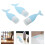 3pcs silicone bottles for shampoo, conditioner, body wash 11
