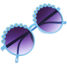 1 pair kids flower shape sunglasses party favor
