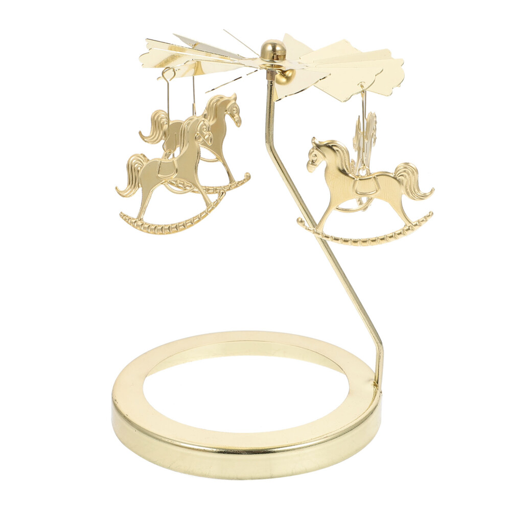 merry-go-round shaped iron candle holder rotating candlestick-image-OPC-PKRSC6S-NEW