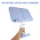 adjustable foldable book holder with clips for textbooks and cookbooks 6