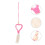 heart modeling pendant valentine woven wall decoration 5