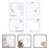 4pcs patchwork quilting template for diy sewing and embroidery 4