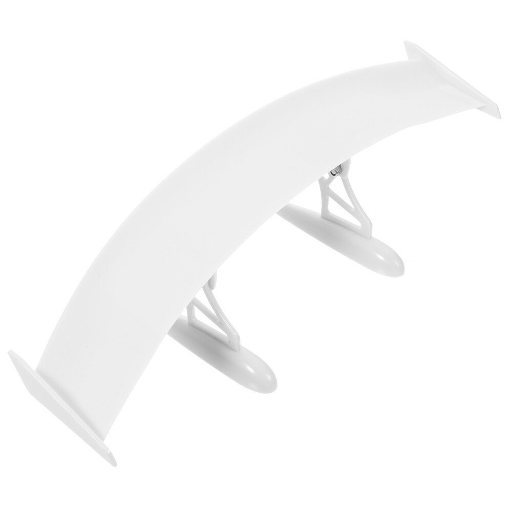 Abs Car Rear Tail Wing Adjustable Universal Spoiler For Auto White 3301876521734