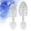 2pcs adjustable plastic shoe stretchers, detachable for size 35-39 10