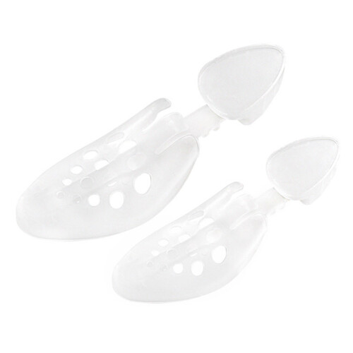 2pcs adjustable plastic shoe stretchers, detachable for size 35-39