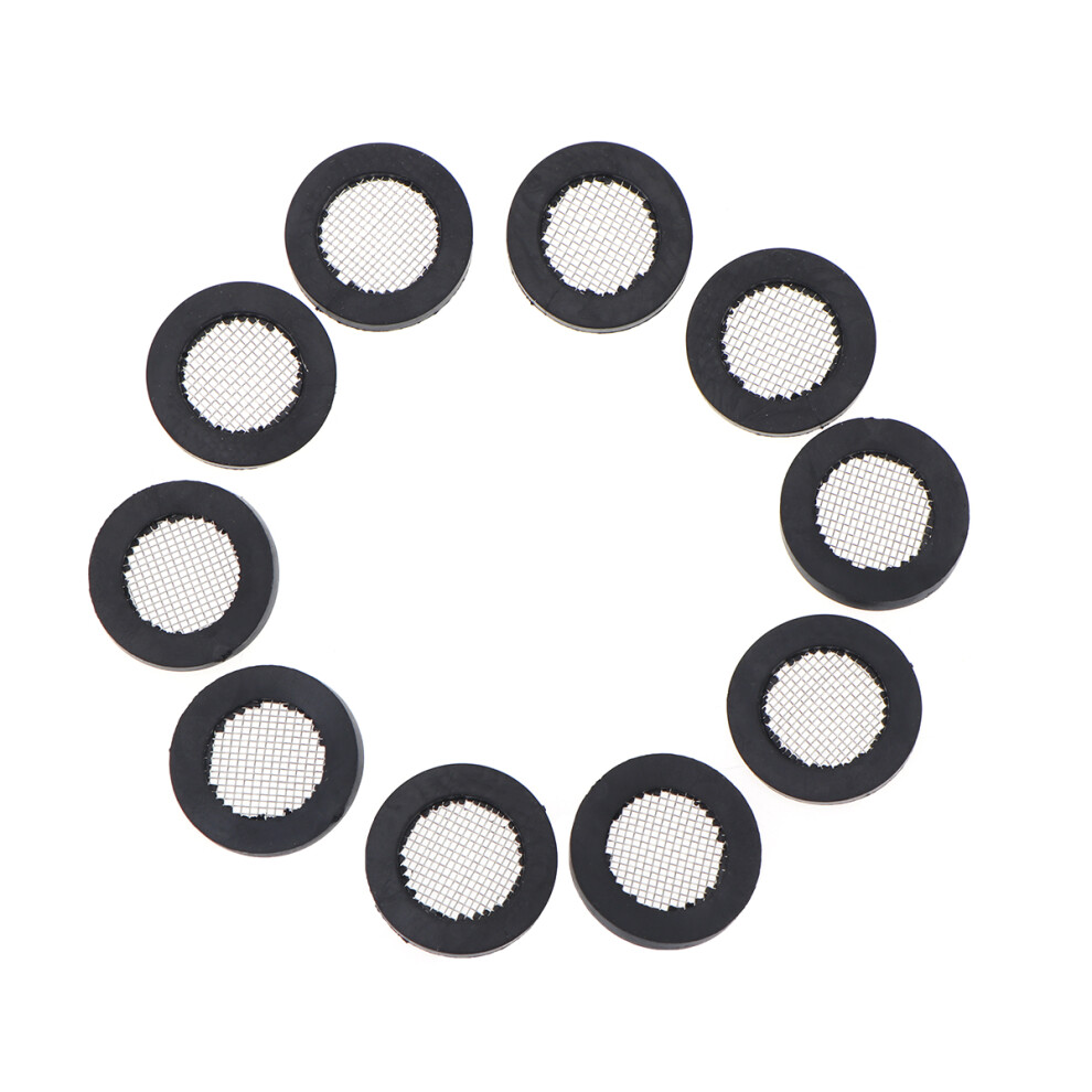 10Pcs 11.6Mm Faucet Filter Washers With Mesh Rubber Gasket 3301952031751