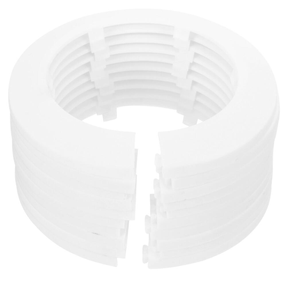 10Pcs Plastic Wall Flange Collar For Radiator Water Pipe Drain Line 3301876577090