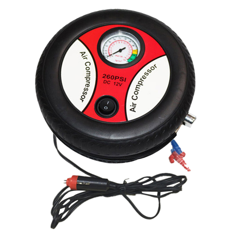 260Psi Dc 12V Air Compressor Pump Portable Tire Inflator For Car 3301836378828