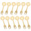12pcs fruit forks for cake tasting and daily dessert use 9