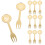 12pcs fruit forks for cake tasting and daily dessert use 6