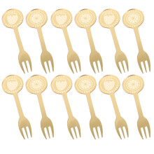 12pcs fruit forks for cake tasting and daily dessert use