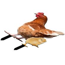 2pcs acrylic garden stake chicken decoration realistic yard signs