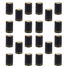 150pcs pvc heat shrink covers black