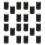 150pcs pvc heat shrink covers black 1