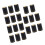150pcs pvc heat shrink covers black 11