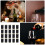 150pcs pvc heat shrink covers black 6