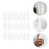 35 Pcs Squeeze Applicator Bottle Plastic Bottles Clear Condiment 3