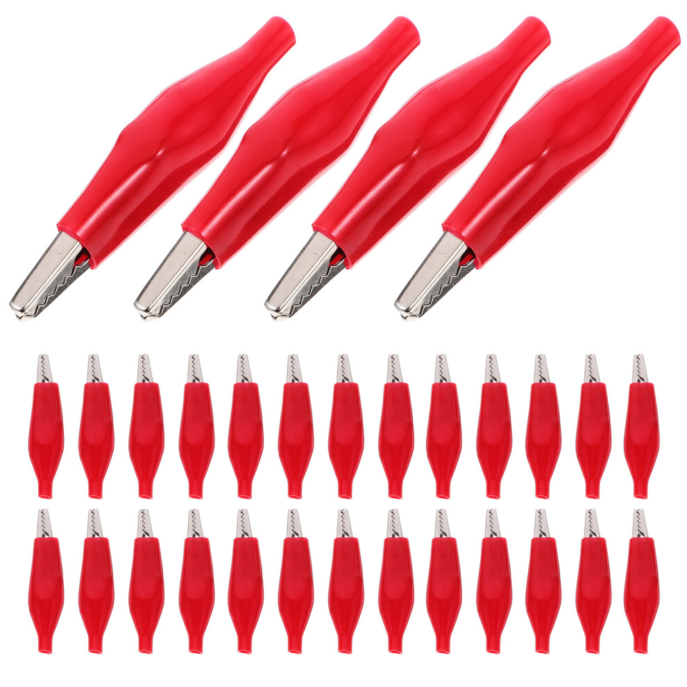 30Pcs Battery Clips Test Leads For Electrical Work 3301876560375