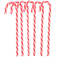 12 pcs candy cane lawn stakes pathway markers christmas decoration