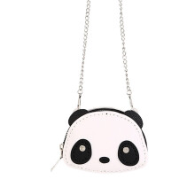 1Set DIY Ketting Tas Maakset Wit PU Leer Polyester & Metaal