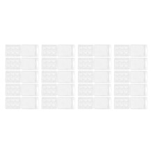 25St Herbruikbare Wax Melt Opbergdozen 6-Vak PVC