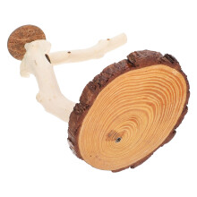 bird playstand wooden perch for tabletop use