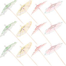 50pcs cocktail picks umbrella fruit picks cupcake toppers for wedding