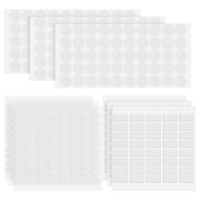 9 sheets adhesive dots, double sided, removable for crafts and display