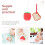 2pcs colored sponge back scrubber for body cleaning bath supply 9
