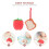 2pcs colored sponge back scrubber for body cleaning bath supply 8