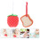 2pcs colored sponge back scrubber for body cleaning bath supply 5