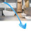 Toilet Brush Plastic Long Handle Double Sided Cleaning Tool Blue 6