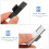 20Pcs Plastic Pen Clamps Self-Adhesive Whiteboard Pen Fixing Buckles 8