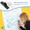 20Pcs Plastic Pen Clamps Self-Adhesive Whiteboard Pen Fixing Buckles 10