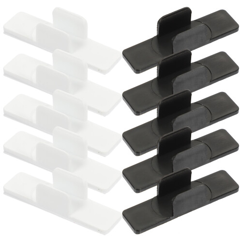 20Pcs Plastic Pen Clamps Self-Adhesive Whiteboard Pen Fixing Buckles 2