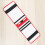 pu scorecard holder with pencil blue 8