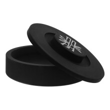 round inkstone with lid for grinding ink, calligraphy inkslab dish